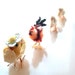 Vintage Chenille Chicks and Rooster-- Instant Easter Collection