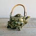 Reserved for Katerina Vintage Ceramic Shell Teapot,