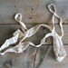 Antique Lace Bodice Trim, Edwardian Hand Made Lace Trim, Pale Pink, Steampunk, Sewing, DIY