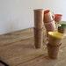 Vintage Collection of Raffia Beverage Cups, 1960s-70s Summer Raffia Drinking Cups, Retro, Tiki Bar, Beach ware, Patio Party