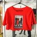 NO DOUBT// Vintage 90s Style Pop Band Scoop Neck Crop Top, Gwen Stefani Free Size