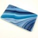 Spoon Rest - Blue Swirl Fused Glass