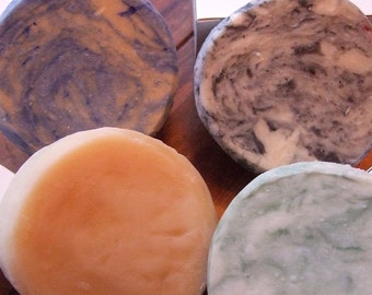MEN'S SHAVING KIT Refill Shaving Soap with Bentonite / Rhassoul Clays (Vegan Friendly)