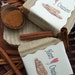 CINNAMON ESSENTIAL OIL 5 OZ LARGE Handmade Soap Bar with GROUND CINNAMON (VEGAN FRIENDLY)