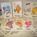 Vintage Jumbo Go Fish Cards - Set of 10