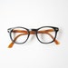 1960s Black Tortoiseshell Wayfarer Eyeglasses Frames