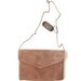 NOS Tan Suede Clutch Bag