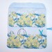 Blue Yellow Floral Circular Knitting Needle Holder Organizer, Crochet Hook Storage Case, Double Pointed Needle Roll