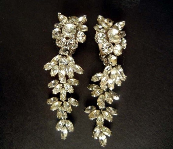 195os earrings / Vintage 50's Eisenberg by Planetclairevintage
