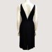 Just Shimmy Vintage 60's Mod Little Black Dress Plunging Back