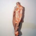 40's Jacket / Vintage 40's Orange and Peach Blossom Brocade Japanese Silk Jacket with Matching Purse