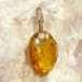 Natural Baltic Amber 14kt Yellow and Rose Gold Wire Pendant