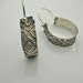Diamond Girl - Sterling Silver Hoop Earrings