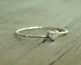 Silver Heart Ring