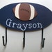 SPORTS Theme Wall Hooks for the Nursery Bedroom or Bathroom