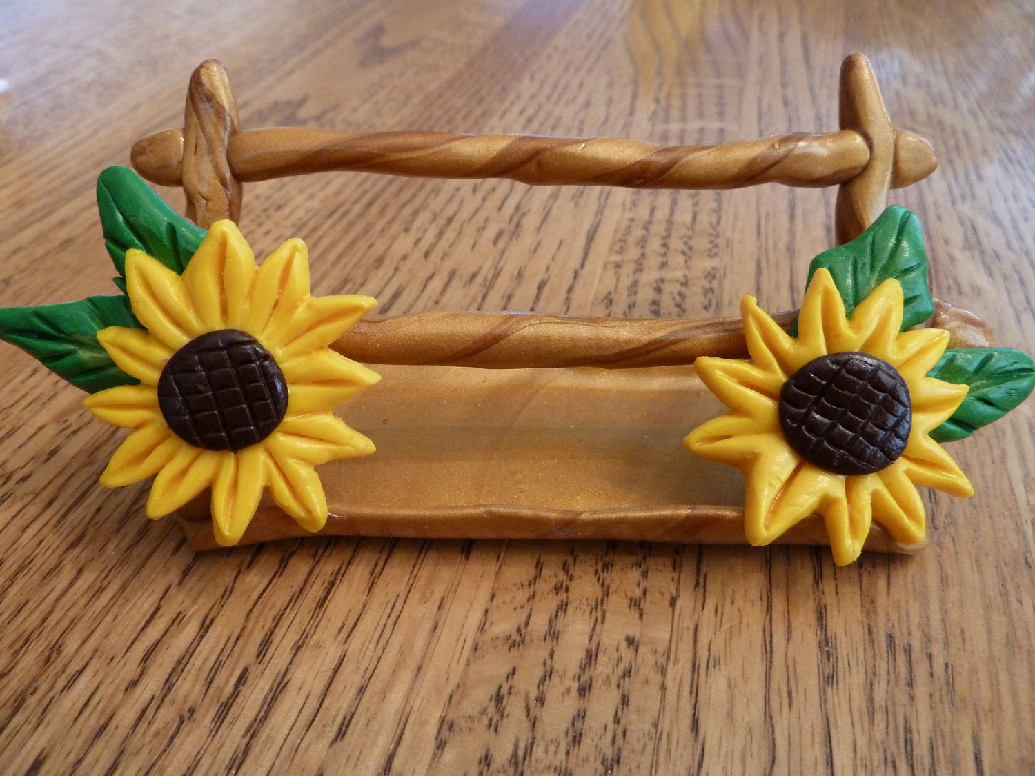 Sunflower Business Card Holder