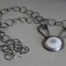 CLEARANCE Candy Girl Ocean jasper Bullseye Necklace