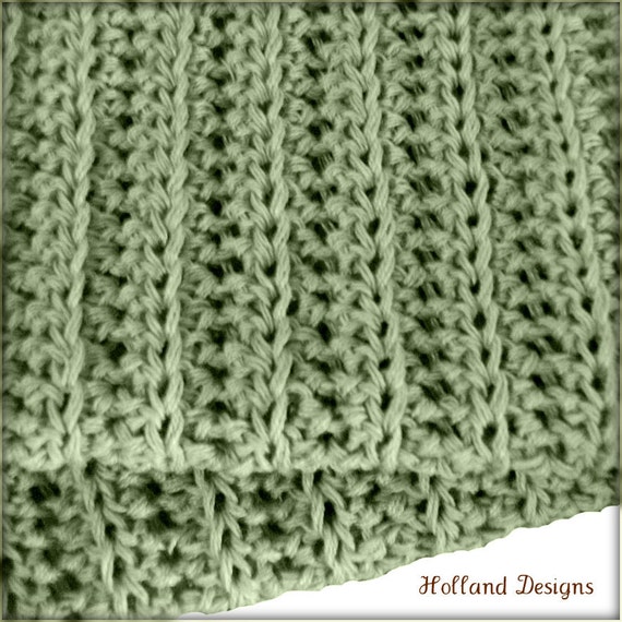Download Now CROCHET PATTERN Simple KnitLook Blanket Any