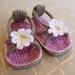 Daisy Baby Flip Flops - Baby and Toddler - Pattern PDF