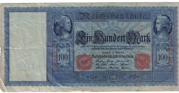 reichs bank note 1910