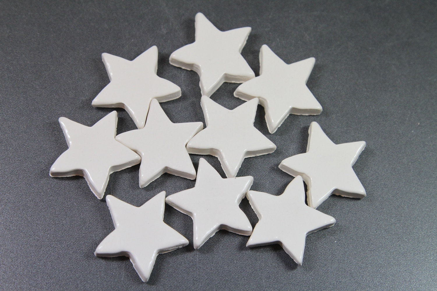 White star ceramic mosaic tiles handmade pottery tiles set