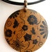 RESERVED Midnight Foliage 'Hand Painted Necklace'
