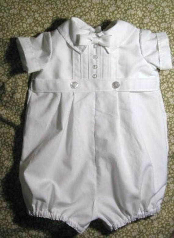 All White boy's blessing/christening/baptism outfit