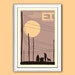 Movie poster E.T.: The Extra-Terrestrial 6x4 inches SMALL print
