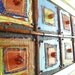 SALE Ten drawers II, original unique mixed media artwork