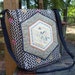COUPON CODE SALE Messenger bag with a touch of Asian Class, an upcycled vintage doily and an Adjustable Strap