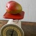 Scale Kitchen Vintage Hanson Utility Scale Red White Gray