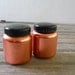 Vintage Salt and Pepper Shakers Color Craft Copper Color Aluminum