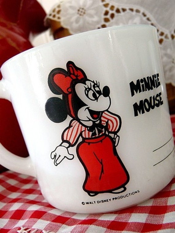 Fire King MICKEY 9oz Mug Cup 1980sキッチン/食器