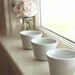 Vintage Mise En Place Bowls -- Whiteware
