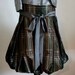 PUFFY PLAID TAFFETA SKIRT