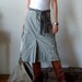 URBAN STREET WEAR SAGE GREEN SKIRT WITH overSIZED POCKETS