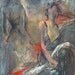 Fashionable Women in Gowns - "Look" - 13 x 19 Fine Art Print