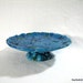 Cake Pedestal Mood Indigo Blue Pattern by Inarco Japan