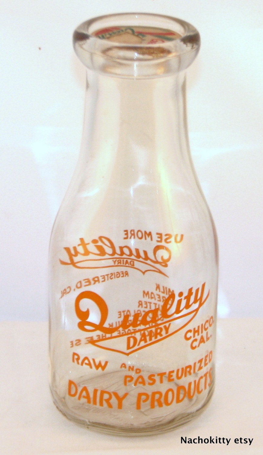 Old Chico California Milk Bottle Quality Dairy by Nachokitty