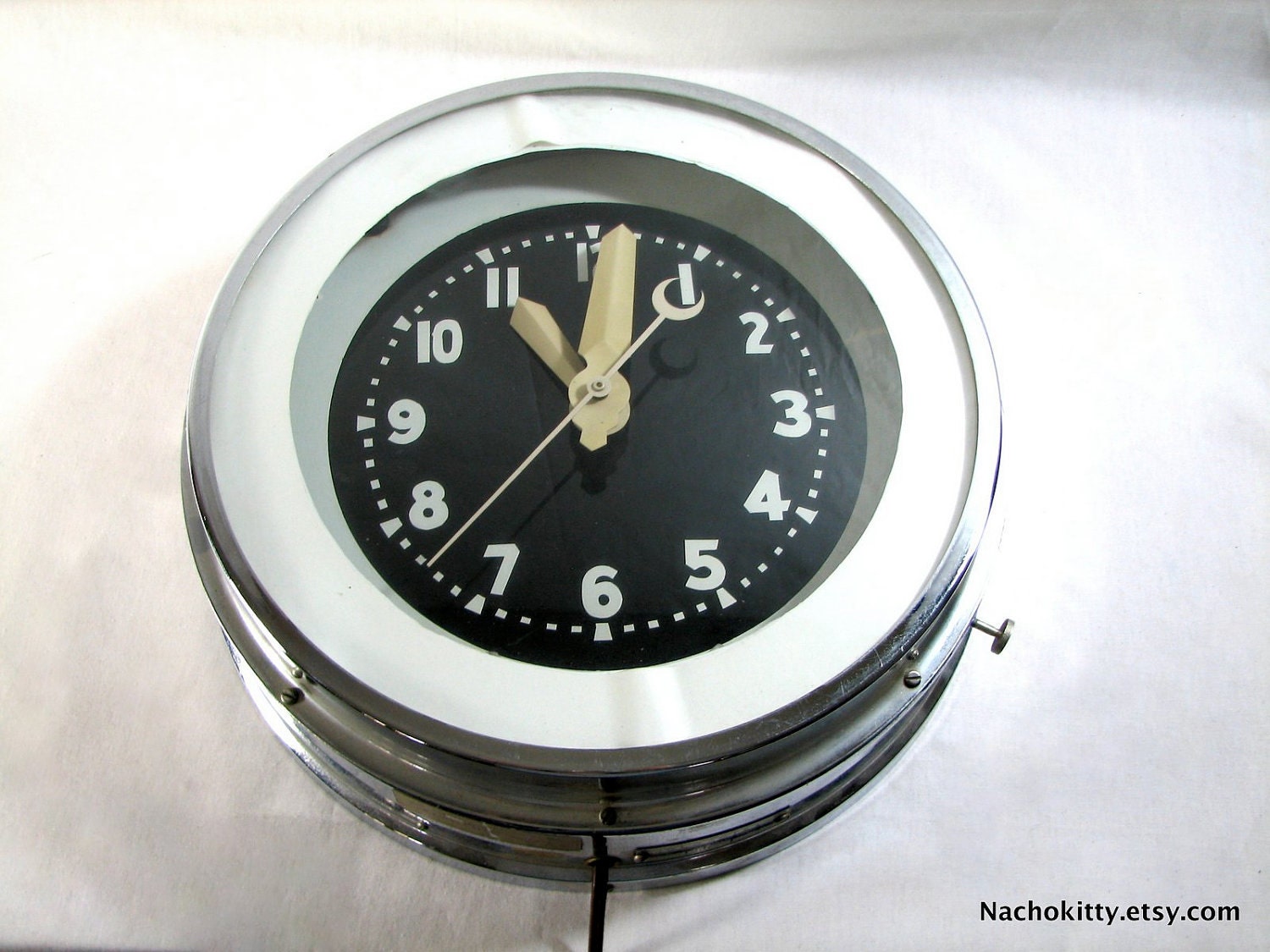 Glo-Dial Vintage Neon Clock Circa 1940s Customizable by Nachokitty