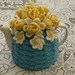 4-6 Cup Crochet Tea Cosy/ Tea Cozy/ Cosy/ Cozy Blue (Made to order)
