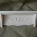 Vintage Wooden Wall Shelf Cottage White Farmhouse Chic