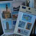 Travel Scrapbooking stickers and labels vintage Italy architecture stickers and Hawaii vintage style labels travel journaling stickers