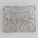 Lovely Victorian Sterling Silver Marcasite Initial Brooch PIn