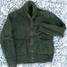 Shawl Collar Cardigan in Evergreen For a Man or Woman