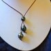 Tahitian pearl sliding lariat