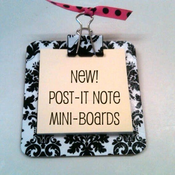 Items similar to Post It Note Mini Clipboard on Etsy