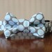 Rainy Days Bow Tie Custom Dog Collar (Bowtie)
