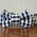 Bow Tie Dog Collar - Hound Dog Houndstooth