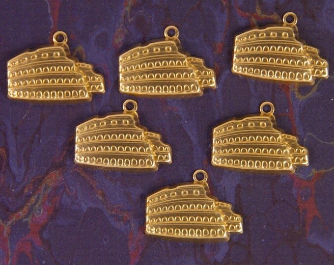 13 Brass Roman Colosseum Coliseum Charms